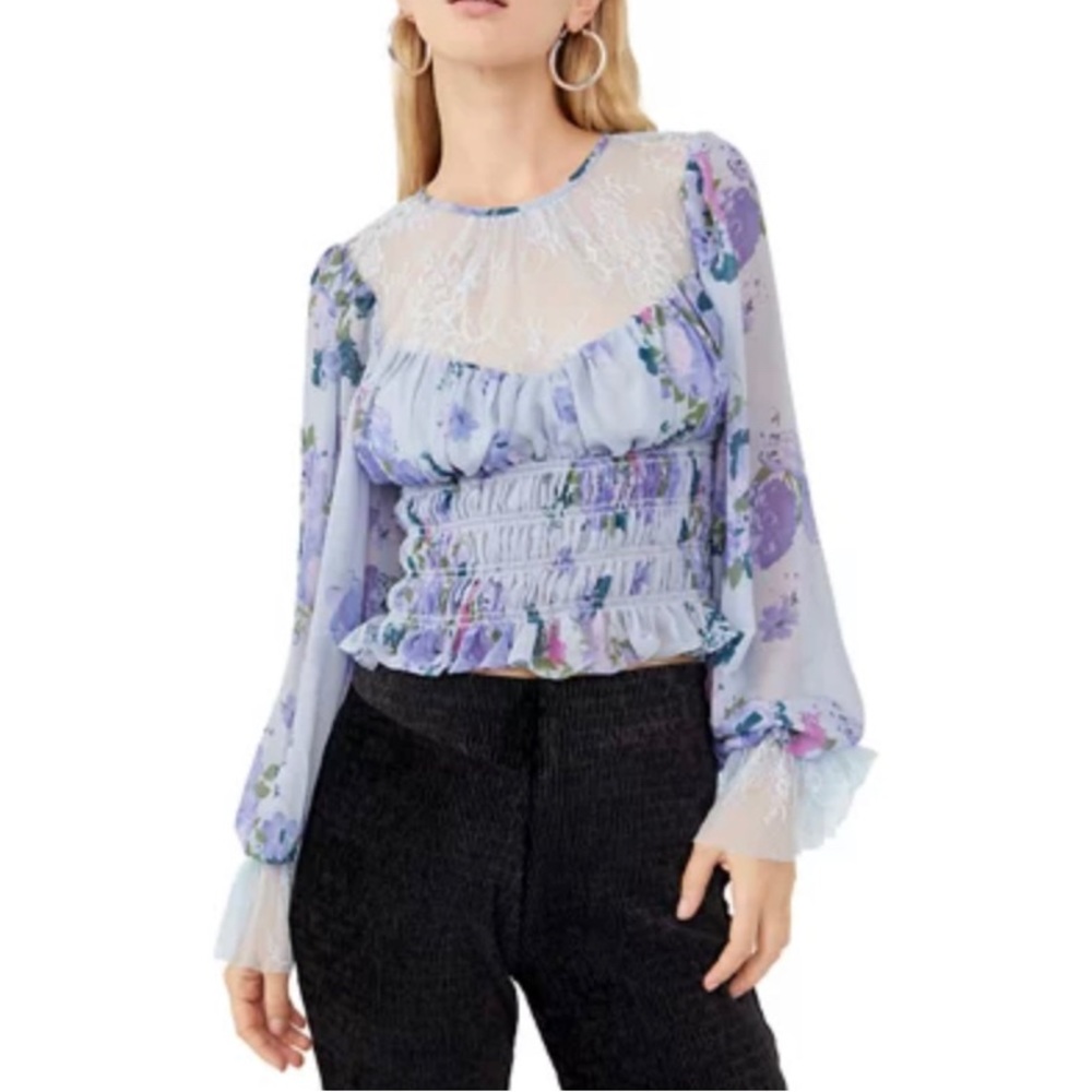 Free People Daphne Blouse